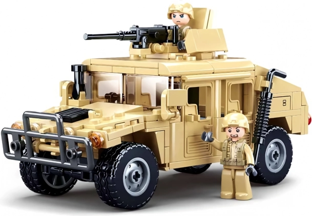 Конструктор Sluban Army Hummer – боен офроуд