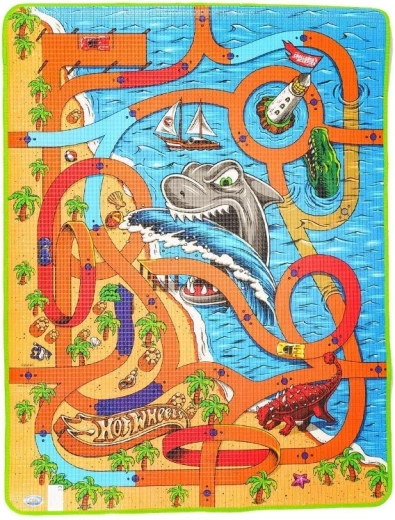 Състезателна писта Hot Wheels с морски мотив