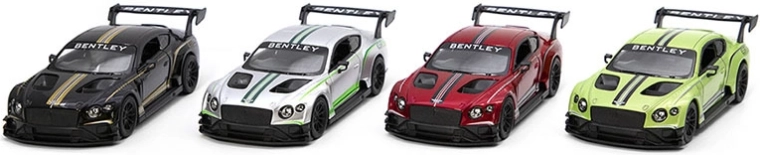 Метална количка Bentley Continental GT3