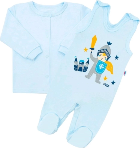 Two-piece baby cotton set NEW BABY Little Knight