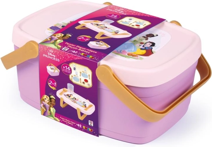 Пикник кошница Disney Princess 2 в 1 с масичка