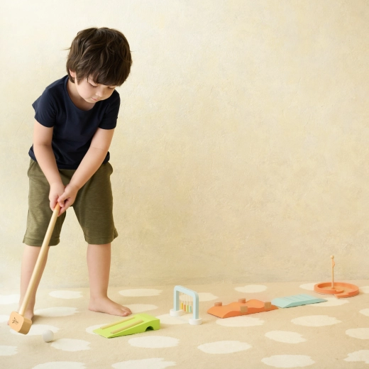 Mini golf at home or in the garden