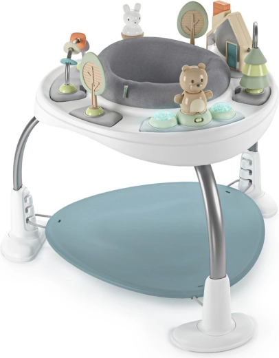 Ingenuity Spring & Sprout 2в1 активен център и масичка за деца 6–24 месеца