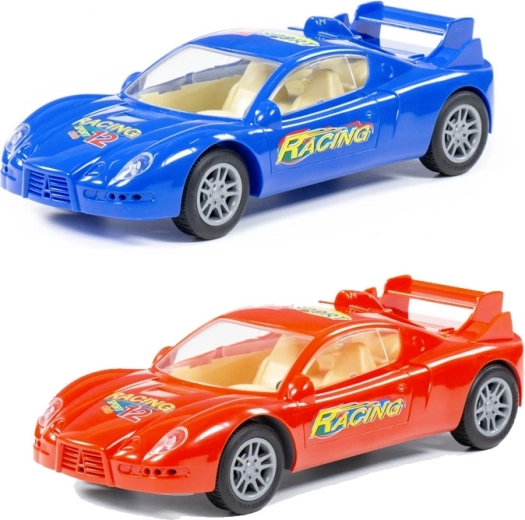 Кола с инерционен механизъм Racing – пластмасова състезателна количка