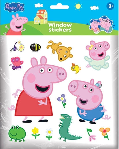 Peppa Pig Static Window Stickers