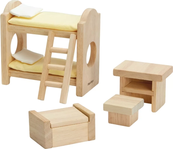 PlanToys детска стая за къща за кукли classic