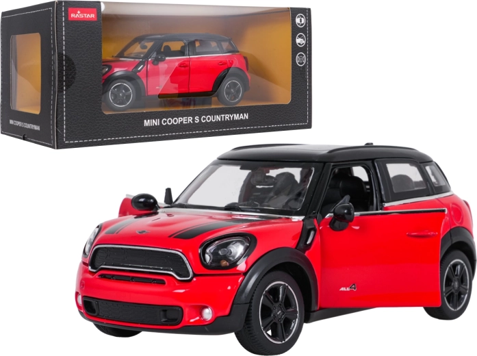 RASTAR MINI Countryman Metal Model 1:24 Red