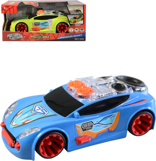 Battery-powered racing car with light and sound 23 cm - 1 piece