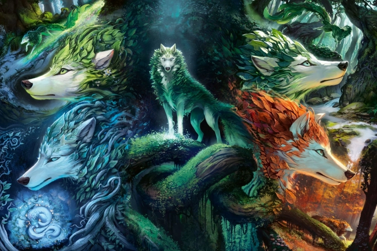 Puzzle Mystic Wolves 7000 Pieces RAVENSBURGER
