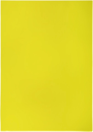 Transparent Cover A4 L PVC Yellow