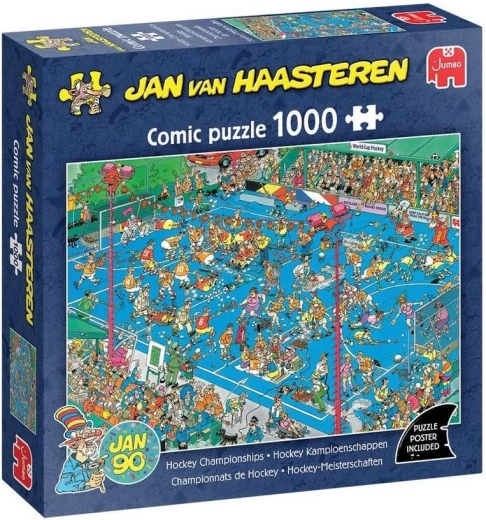 Jumbo пъзел Jan van Haasteren Хокейно първенство 1000 части