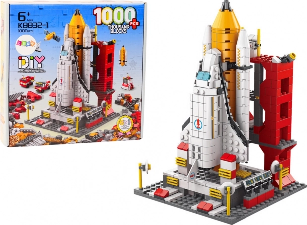 Construction Blocks Space Rocket 6in1 1000 pcs