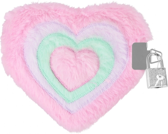 Plush cover and heart design