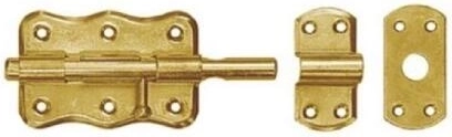 Bolt with round slide 100 × 60 mm, chrome