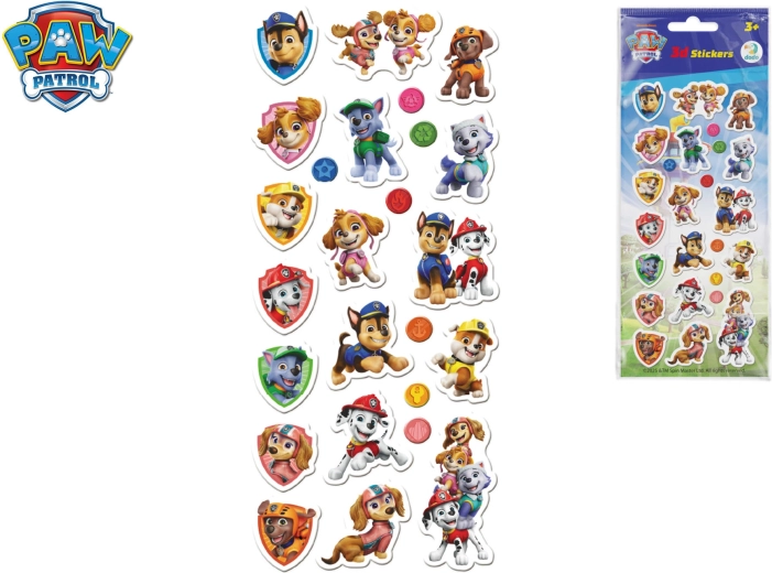 Комплект 3D стикери Paw Patrol