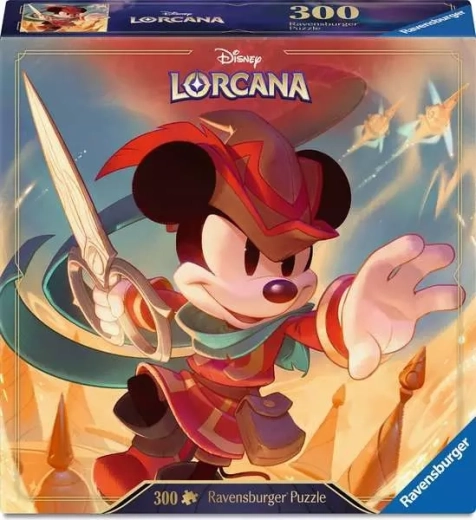 Пъзел Ravensburger Disney Lorcana: Мики Маус – смелият шивач, 300 части