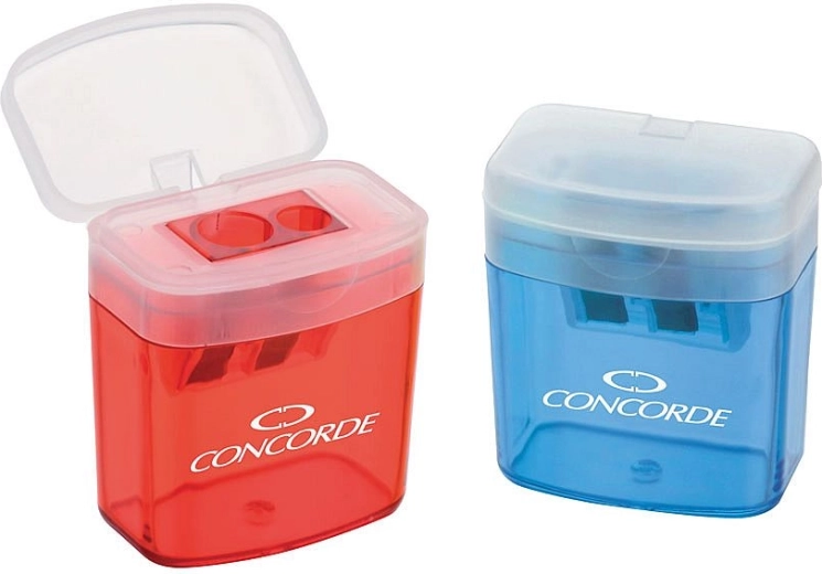Острилка с контейнер CONCORDE Duo, микс цветове