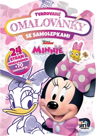 Minnie Shaped Coloring Book