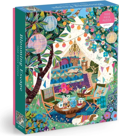 Galison Puzzle Blooming Escape 1000 Pieces – Illustration by Victoria Ball