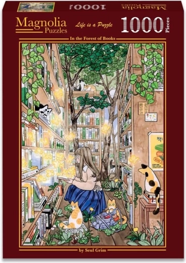 Magnolia Puzzle In the Forest of Books 1000 Pieces