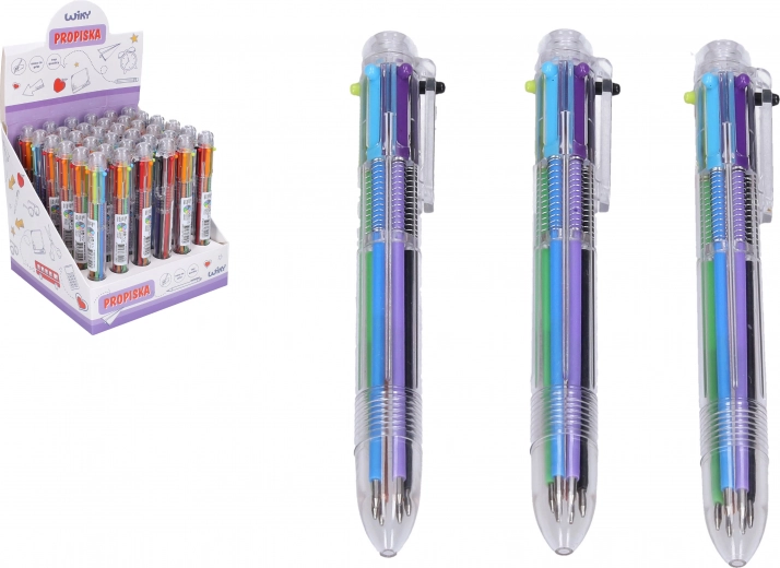 Transparent 6-Color Pen