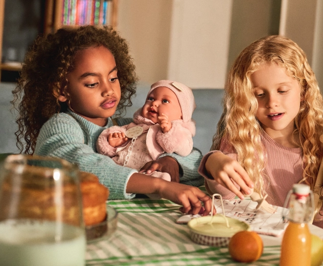 Encourages baby-care play