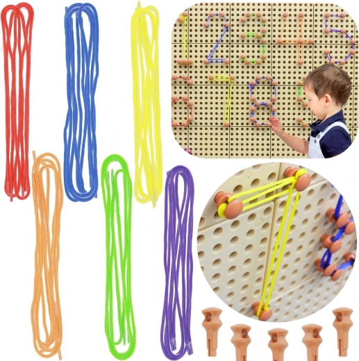 Masterkidz комплект колчета и връзки за научно‑креативната STEM дъска