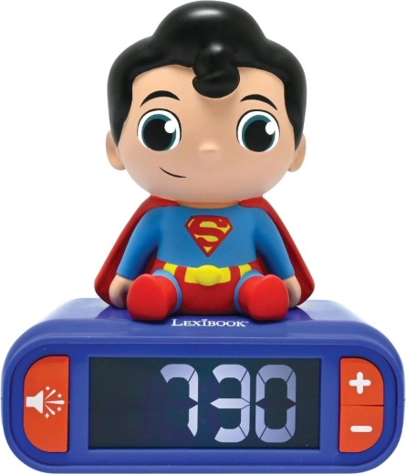 Lexibook alarm clock SUPERMAN with a light-up figurine