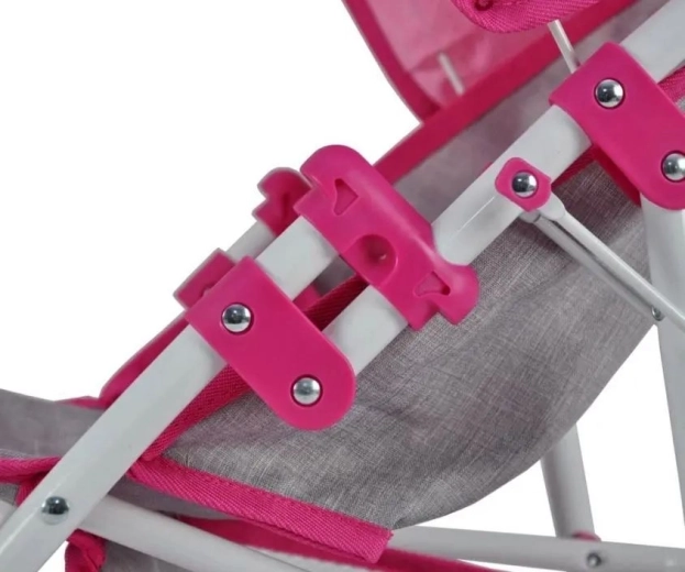 Folding frame with safety lock