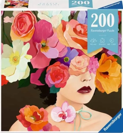 Ravensburger Puzzle Moment Floral Rose Head 200 pieces