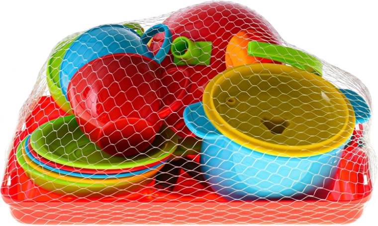 Practical storage in a mesh bag