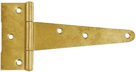 Triangular Hinge 150 × 35 × 80 × 2 mm, Yellow Zinc-Plated Steel