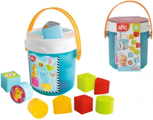 Simba ABC Shape Sorting Bucket with Blocks
