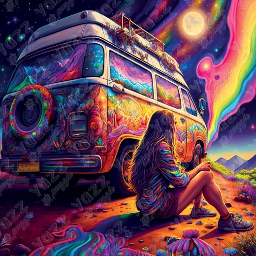 YAZZ Square Puzzle Skywatching 1023 Pieces