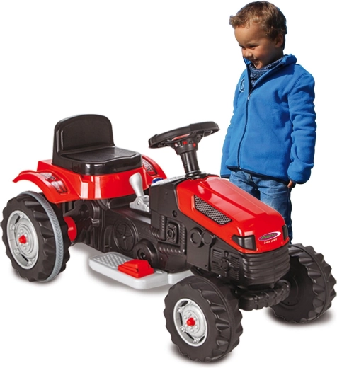 Jamara детски електрически трактор Strong Bull червен 6V