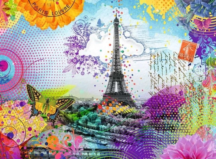 Puzzle Postcard from Paris 500 pieces by Ravensburger