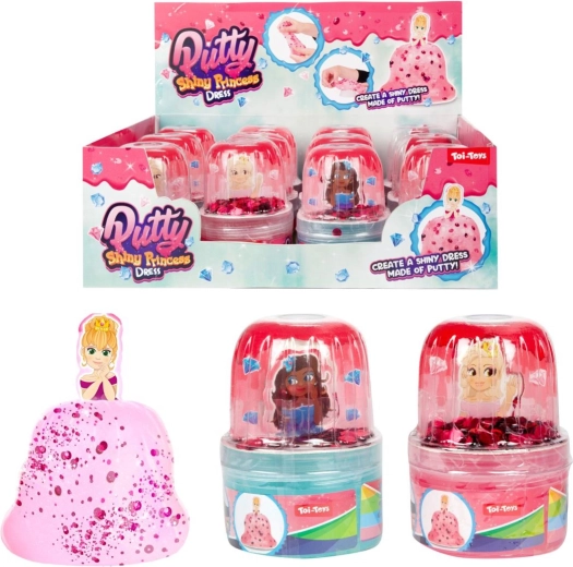 Glittery Modeling Dough for a Princess Dress - 1 Piece
