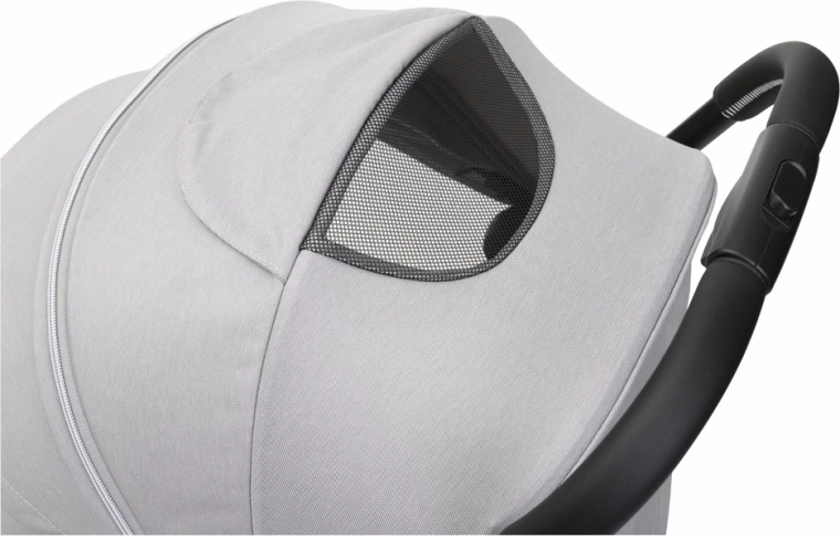 Comfortable seat and ventilated canopy