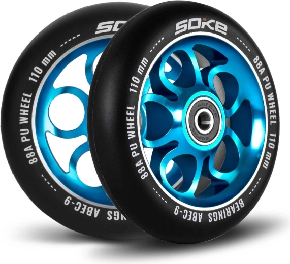 Soke Scooter Wheels 110 mm Blue 2 pcs