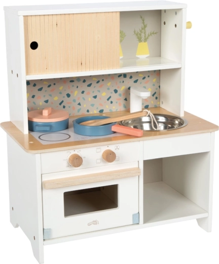 Дървена детска кухничка Terrazzo SMALL FOOT