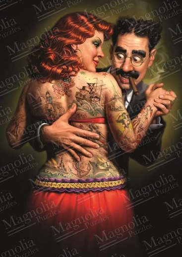 Puzzle Magnolia Lydia, Tattooed Lady 1000 Pieces