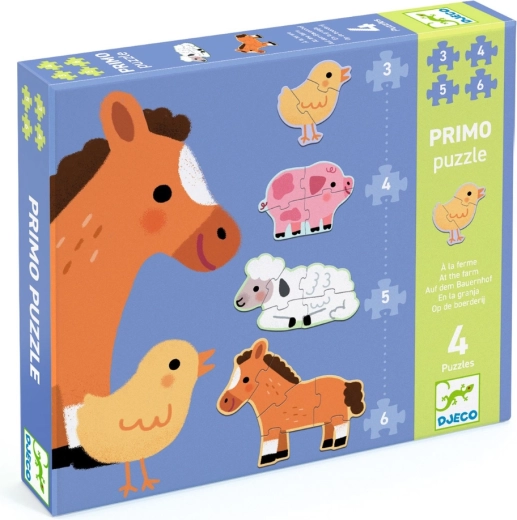 Djeco Puzzle Primo On the Farm