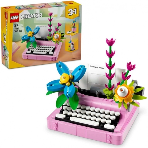 LEGO® Creator 3 в 1 31169 Пишеща машина с цветя