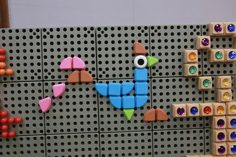 Learning through play with shapes and colors