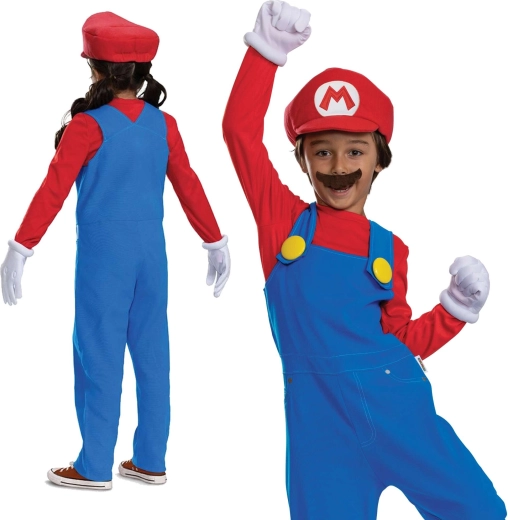 Детски костюм Super Mario 137–149 см (10–12 години)