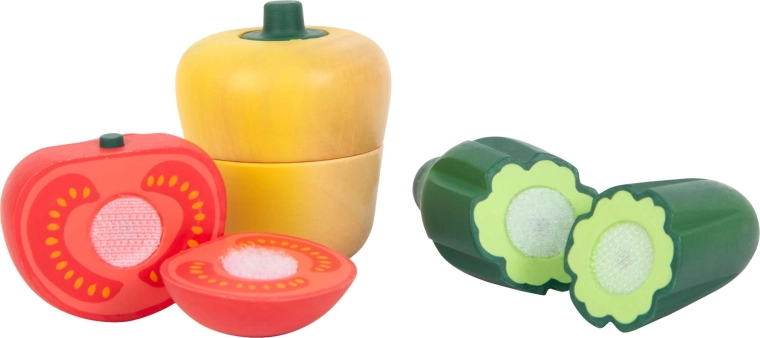 Vegetables for realistic cooking play