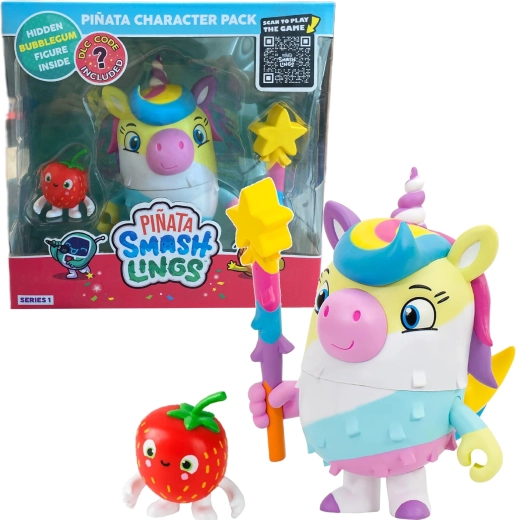 Pinata Smashlings еднорог Луна с пинята и 2 фигурки
