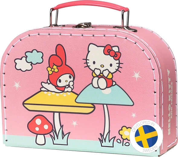 Детски куфарче Hello Kitty за съхранение на играчки 20 см