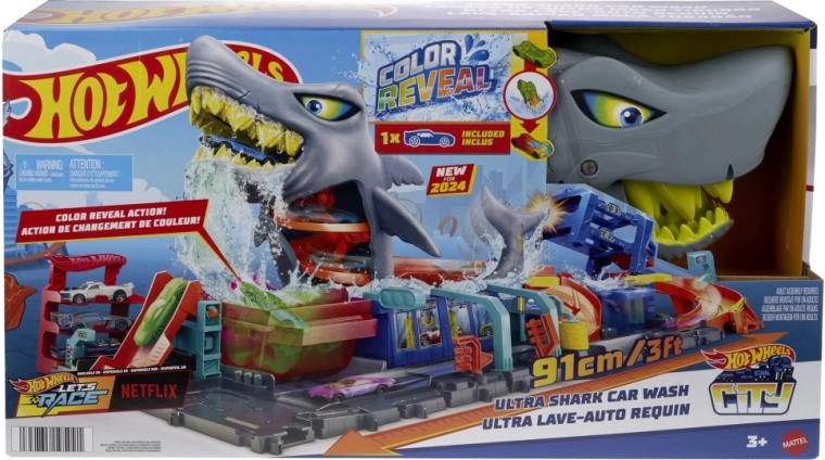Град Hot Wheels Ultra Автомивка с акула