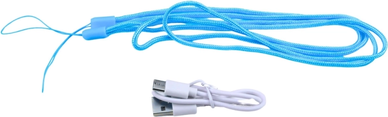 USB‑C charging and neck carry